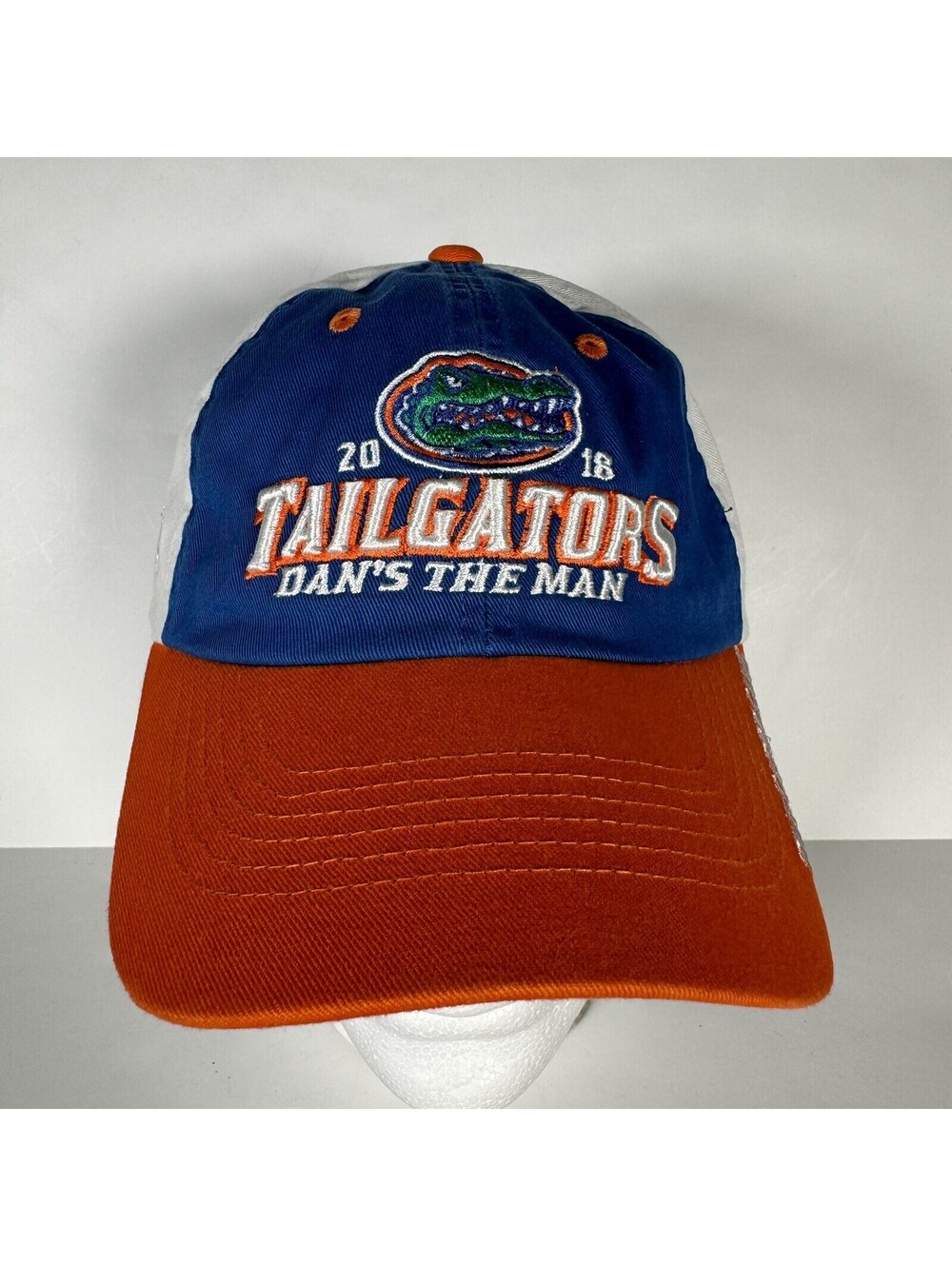 Florida Gators Hat Dan's the Man 2018 UF Embroidered Logo Cap NWOT Boosters